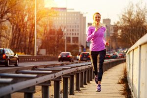 Running with incontinence pad