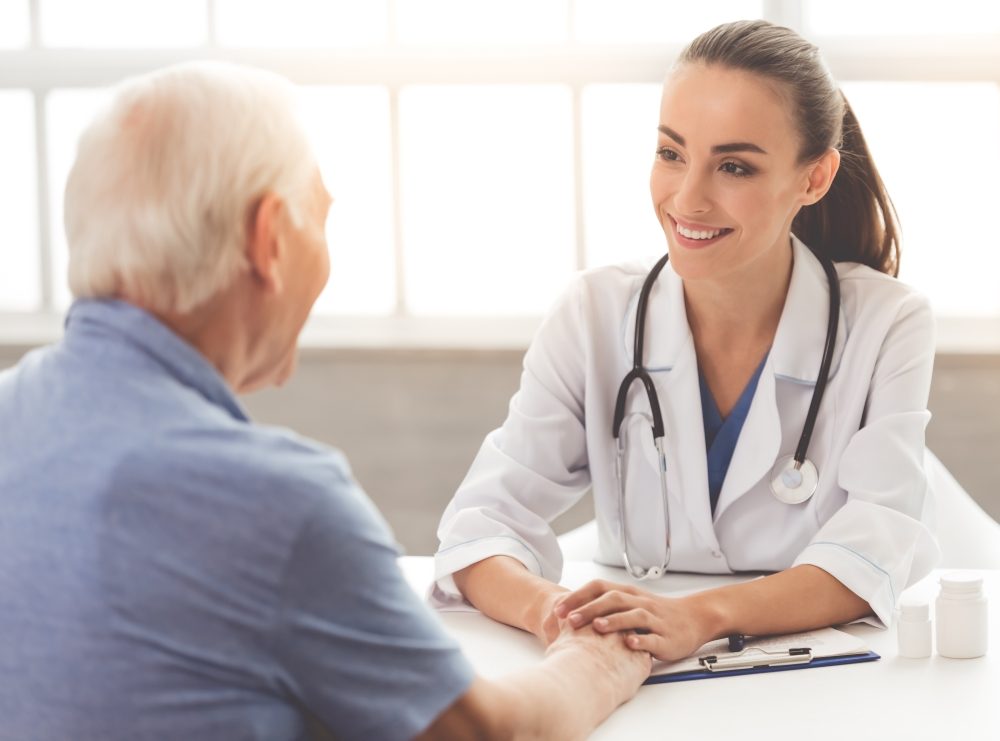 man-prostate-surgery-with-doctor man with prostate cancer with doctor